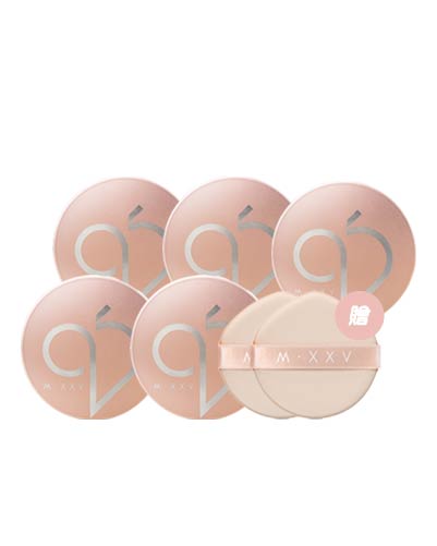 【2025雙11】絕對天使氣墊粉餅*5(贈粉撲*2)